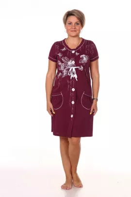 Халат Ваниль бордо последний размер