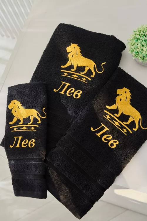 14418/10 Знаки зодиака полотенце махровое плотность 350гр