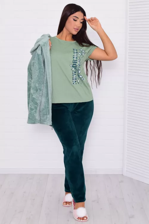 Костюм женский 5-322а (изумруд)