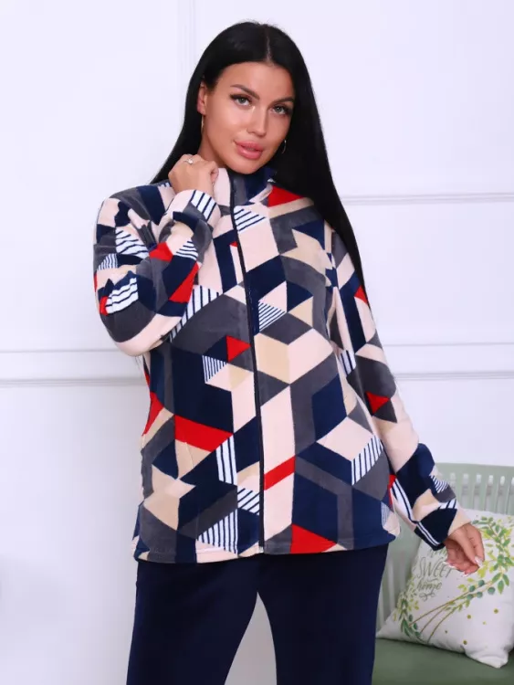 Толстовка 705 Т красные ромбы последний размер