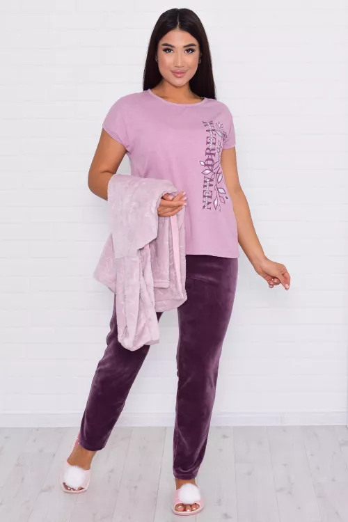 Костюм женский 5-322в (ежевичный мусс)