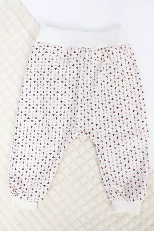 Штанишки детские 201504-2 красный последний размер