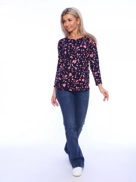 Лонгслив Шаде-29 цветы последний размер