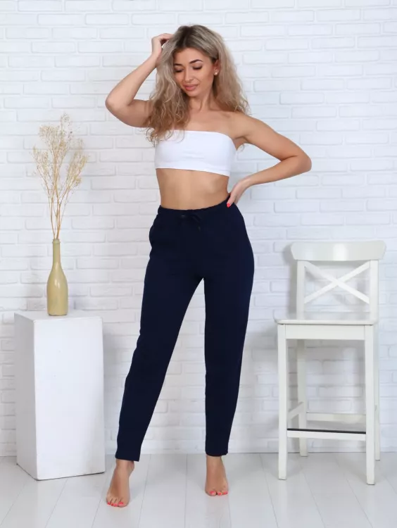 Брюки женские 8-038а (темно-синий)