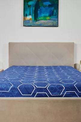 Простыня бязь на резинке - Геометрия свечения