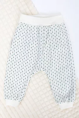 Штанишки детские 201504-3 зеленый последний размер