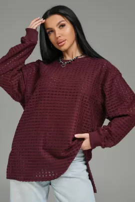 Фрэнсис свитшот женский (бордо)