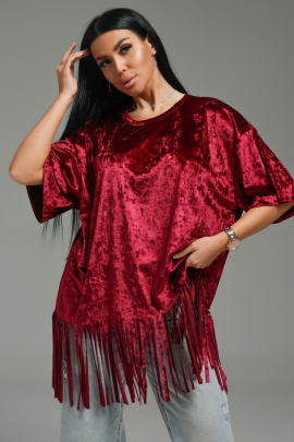 Бьянка футболка женская (бордо)