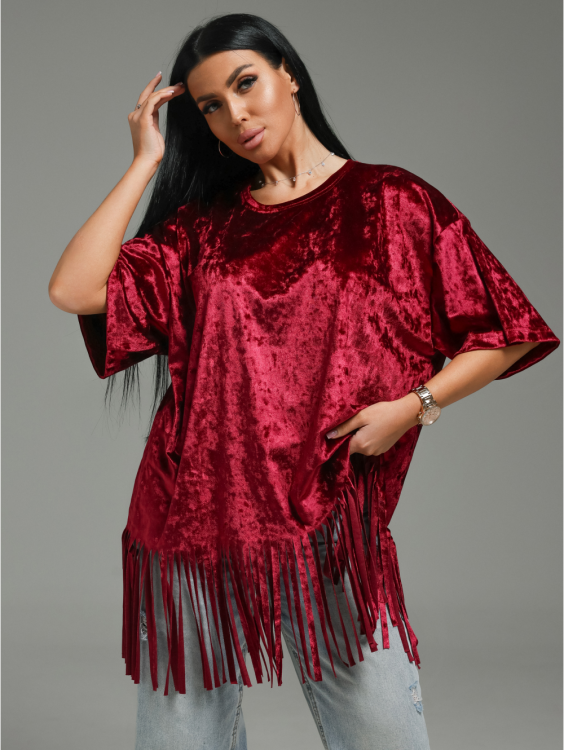 Бьянка футболка женская (бордо)