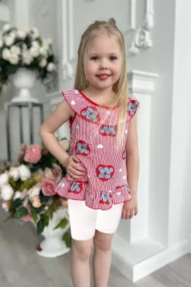 Бриджи детские 5099 белый последний размер