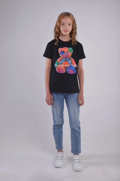 Футболка детская для девочек Teddy арт.6173814
