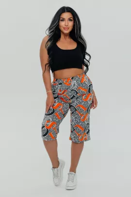 Дачница плюс бриджи женские (графит)