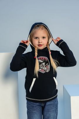 Джемпер детский WX-534 темно-синий последний размер