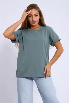 Футболка женская 6-200о (шалфей)