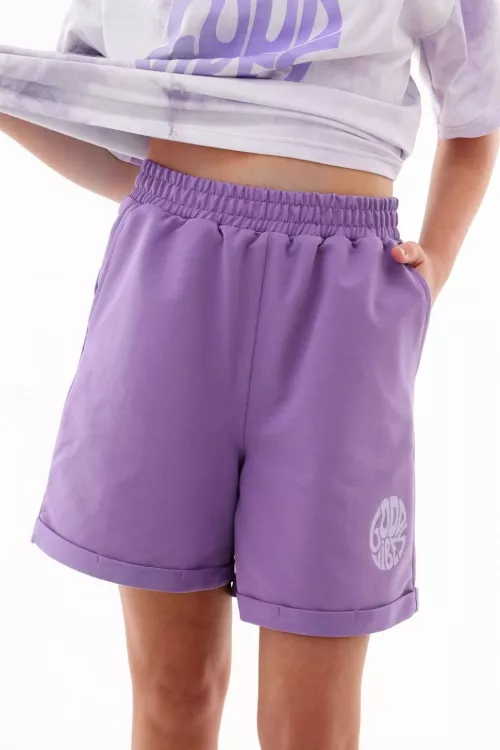 Шорты детские 1593 лиловый последний размер