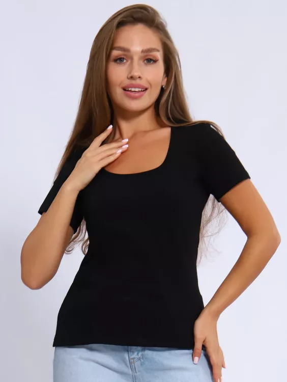 Футболка женская 6-203 (чёрный)