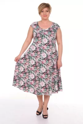 Платье П-8 Пионы