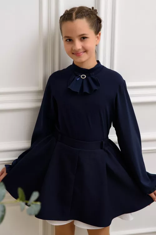 Блузка Сентябрина длинный рукав детская