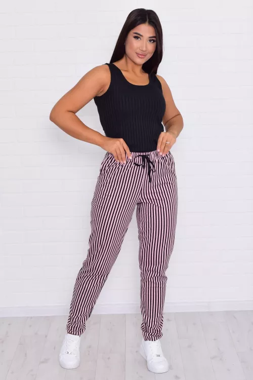 Брюки женские 8-043б (пудра)