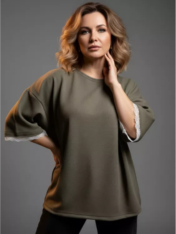 Романс футболка женская (хаки)