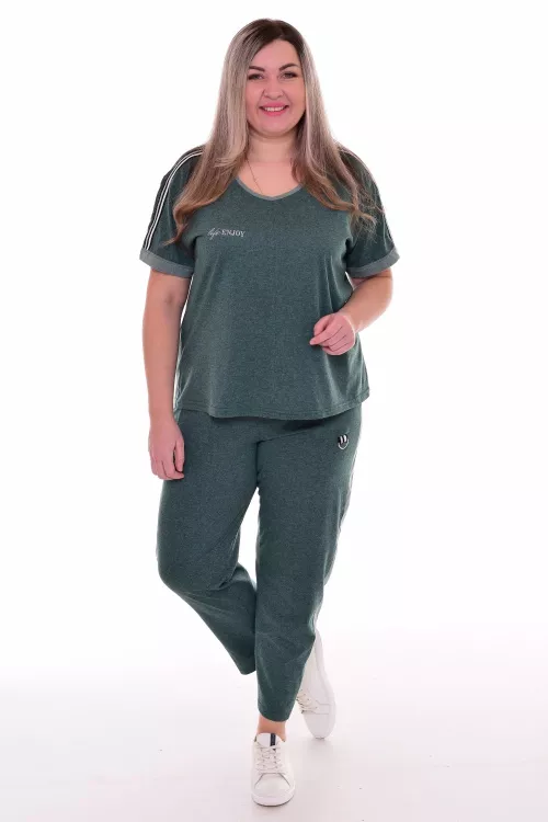 Костюм женский 5-307б (изумруд)