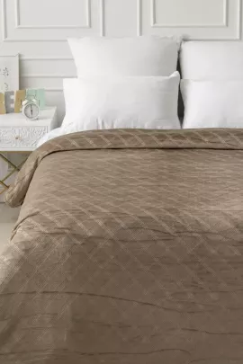 Контур(какао) плед велсофт