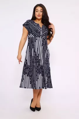 Платье 599183 темно-синий последний размер