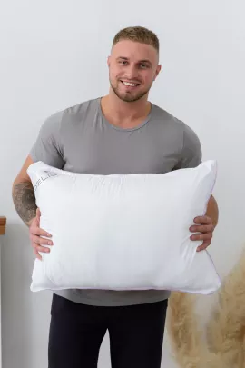 Подушка "Лебяжий пух" микрофибра (бел)