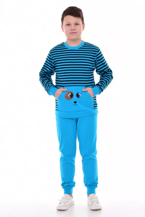 Пижама подростковая 11-029а (бирюза)