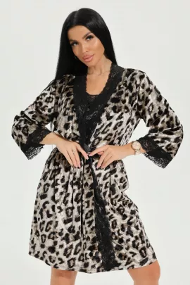 Малахит пеньюар (леопард)