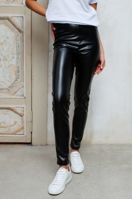 Леггинсы из экокожи 24356