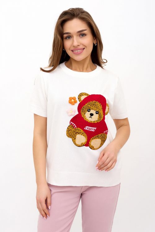 Футболка женская вязаная Тедди  Арт. 9220
