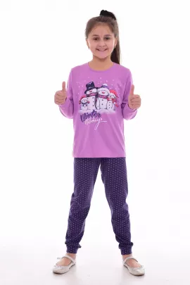 Пижама детская 7-250б (сирень)