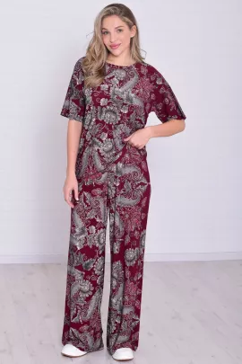 Костюм женский 5-353д (бордо)