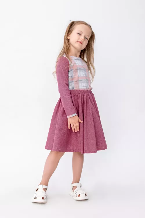 Костюм Амели бордовый детский