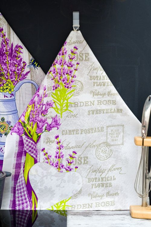 Полотенце кухонное Букет лаванды