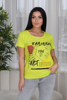 Серенада футболка женская (салатовый)