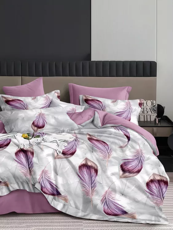 Постельное белье поплин люкс - Перышки