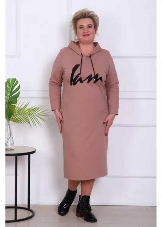 Платье Джина капучино последний размер