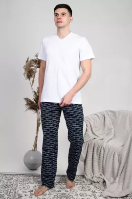 Брм-02 НСД Брюки  мужские (кулирка) Темно-синий