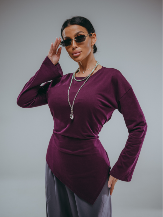 Бренда лонгслив женский (сливовый)