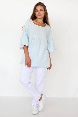 Блузка 8778 Б (голубой)