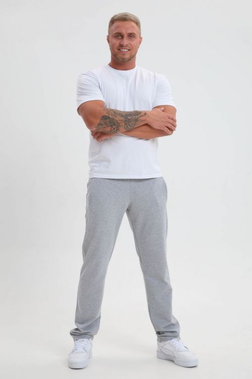 Брюки мужские 22289 серый меланж последний размер