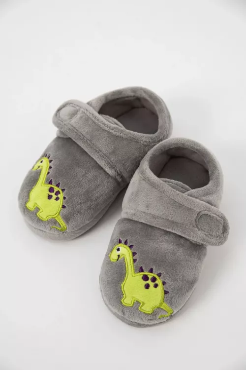 Тапки детские 28019 серый последний размер