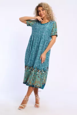 Платье 13246 зеленый последний размер