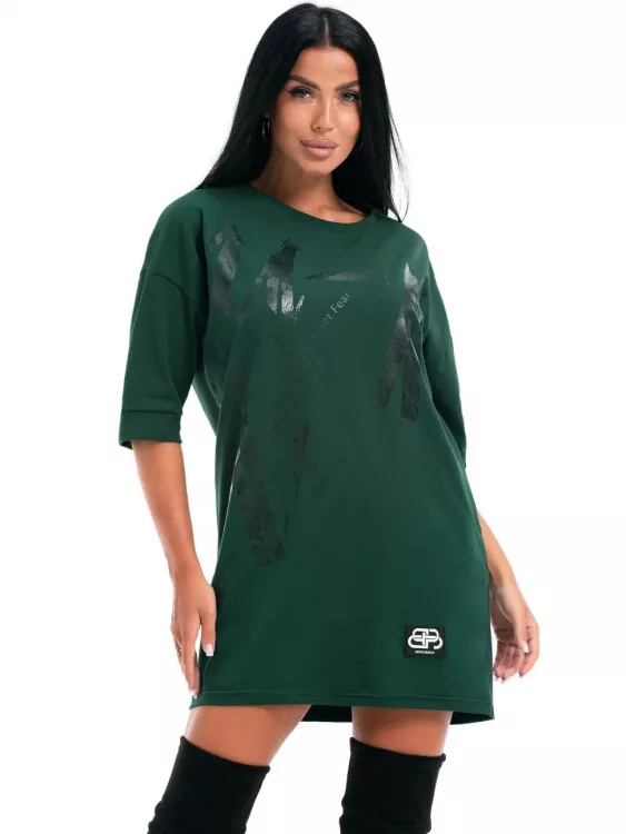 Туника 791509 темно-зеленый последний размер