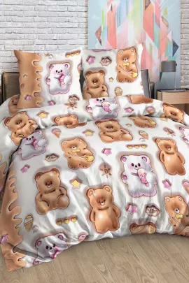 Постельное белье детское самойловская бязь - Мишутки