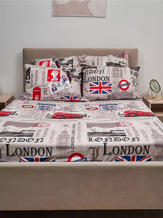 Простыня бязь на резинке - Лондон