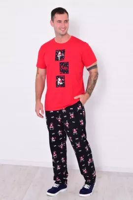 Пижама мужская 9-217 (красный)