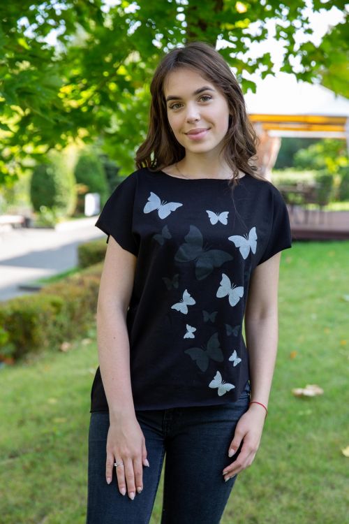 Футболка женская Бабочки  Арт. 2463